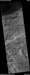 HiRISE image from area in previous image. Picture taken under HiWish program.