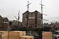 EOP during filming Alice in Wonderland Through the Looking in Gloucester