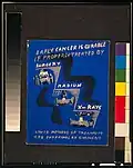 (1937) Poster urging citizens to get early diagnosis of cancer