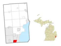 Location within Macomb County