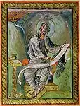 St. John's illustration in Ebbo Gospels