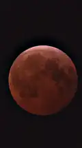 Mid-eclipse in Toronto, Canada, at 6:41 UTC