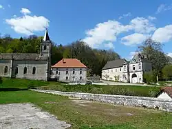 A general view of Ecot-la-Combe