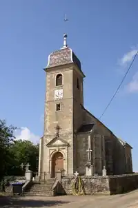 The church in Écuelle