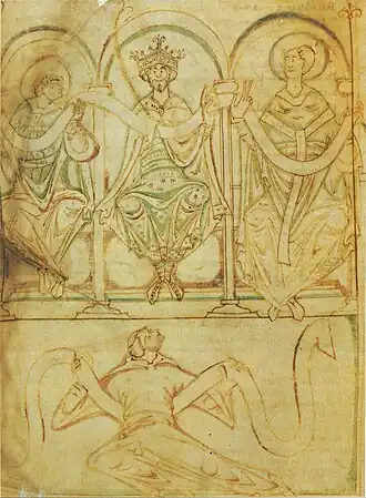11th century Anglo-Saxon miniature