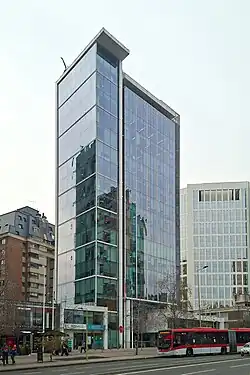 Building hosting the Embassy in Santiago de Chile
