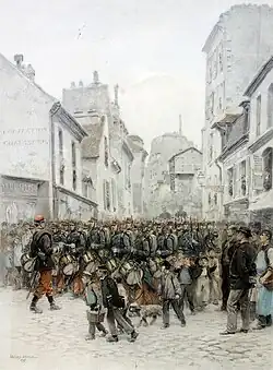 Print by Detaille, 1885
