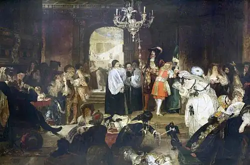 Whitehall During the Last Moments of Charles II by Edward Matthew Ward