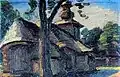 Old Church in Zakopane, oil painting, 1910