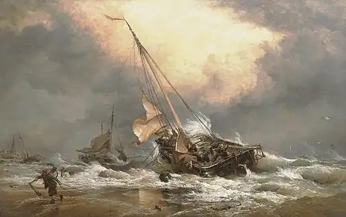 A North Sea Breeze on the Dutch Coast, 1855
