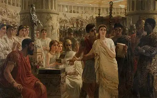Diana or Christ?, 1881