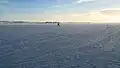 The Bay of Aarhus rarely freezes up in winter, but some of the shallow coves do occasionally (Egens Vig).