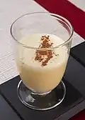Eggnog with cinnamon