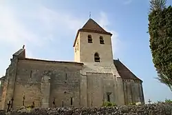 The church in Saint-Vincent-de-Pertignas