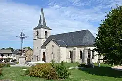 The church in Fridefont