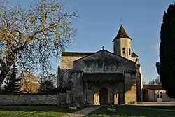 The church in Secondigné-sur-Belle