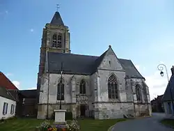 The church in Brunvillers