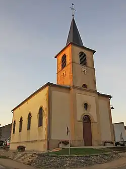The church in Boncourt