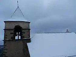 The church in the snow