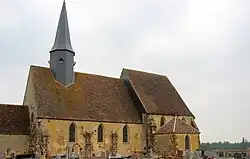 The church in Le Favril