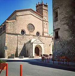 The church in Saint-Hippolyte