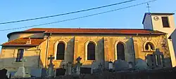 The church in Villers-sous-Prény