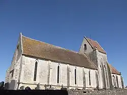 The church in Ussy