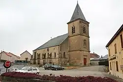 The church in Nouvion-sur-Meuse