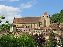 The church in Saint-Cyprien