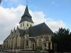 The church in Serquigny