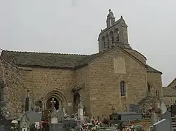 The parish church of Saint-Pierre, in Fontans