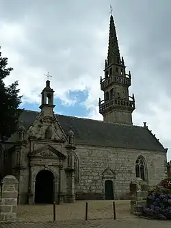 The church in Plouédern