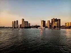 View of the Nile Corniche in Maadi