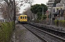 Underground Line B Eidan 500 stock on the line