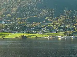 View of the village of Eide