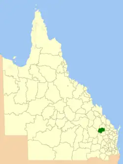 Location within Queensland