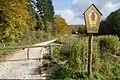 Entrance to the national park in Lauterbach