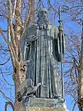 Statue in Einsiedeln, Switzerland