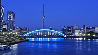 Sumida River and Eitai Bridge (2012)