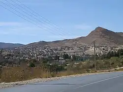 View of the northern side of the Ouled Naïl Range