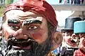 Cabezudos from Zaragoza, Aragon, Spain