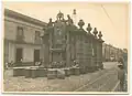 Salto del Agua Fountain in 1920 by Hugo Brehme.[20]