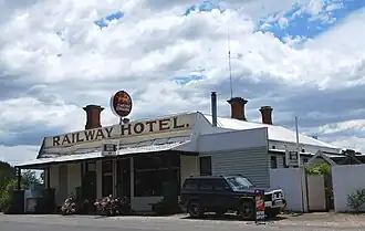 Railway Hotel at Elaine