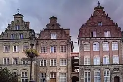 Preserved historic houses in the Old Town