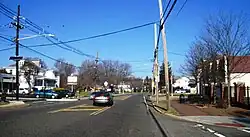 At the intersection of US 206 and Marlboro Road