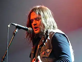Oborn performing with Electric Wizard in 2011