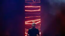 Electrosexual during a performance in 2014