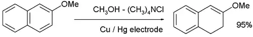 Electrosynthesis tetral