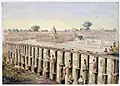 A large wooden arena at Amarapura in 1855