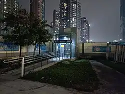 Entrance C (elevator entrance)